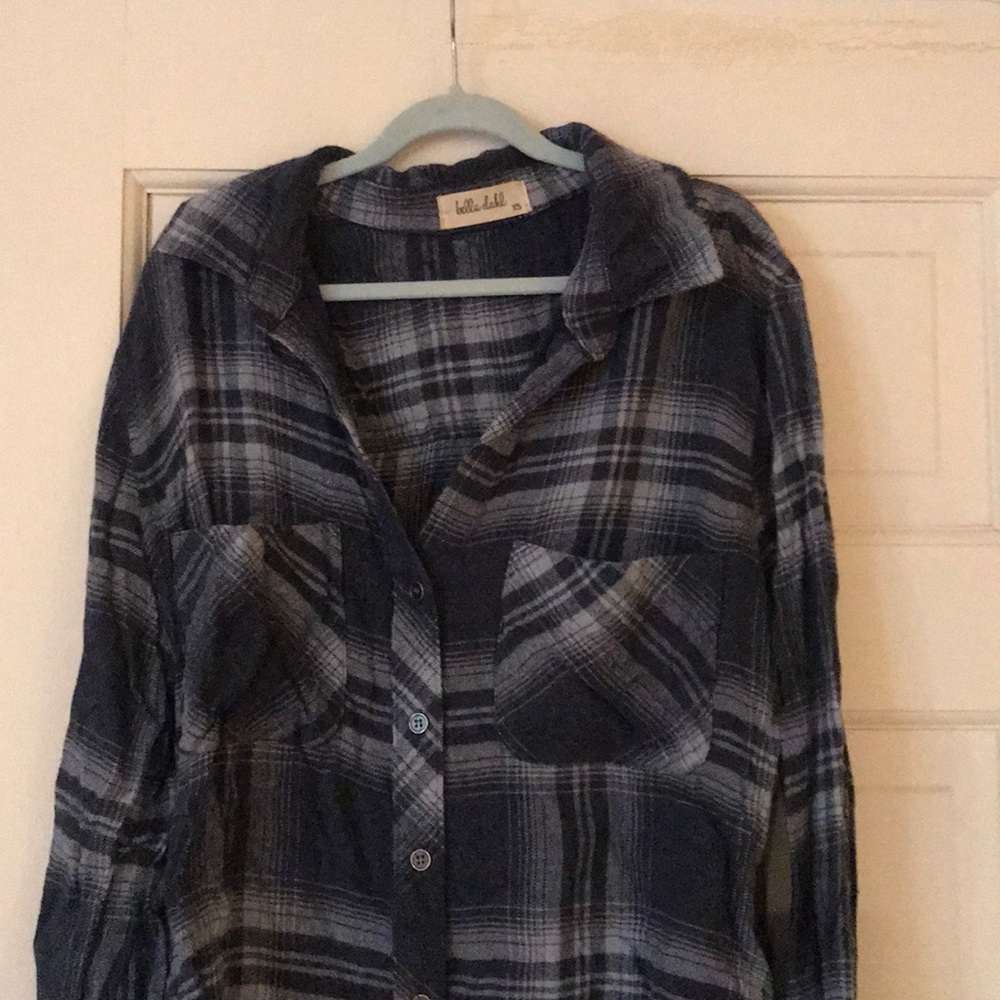 Bella Dahl plaid shirt